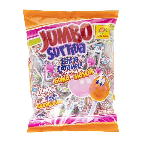 De La Rosa Paleta Jumbo Surtida (50ct)