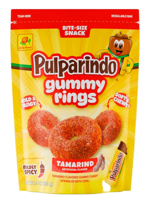 Pulparindo Gummy Rings Tamarind