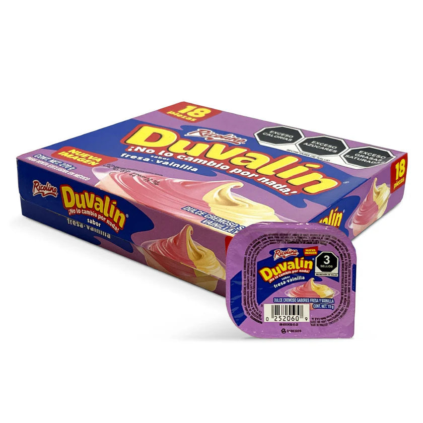 Ricolino Duvalin Fresa-Vanilla 18ct Box