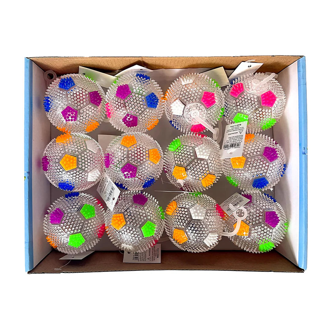 Flashing Soccer Balls 12ct Box