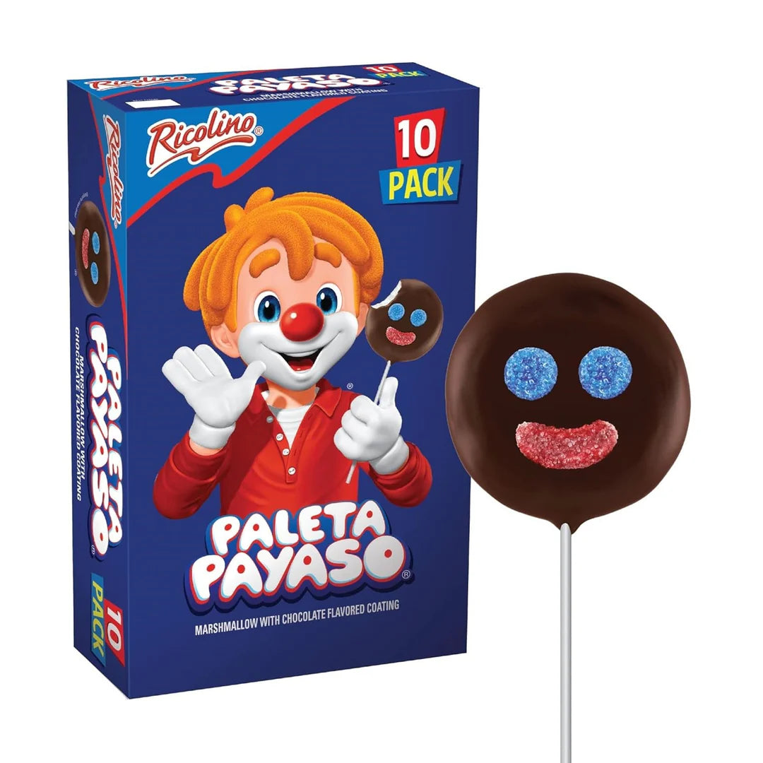 Ricolino Paleta Payaso 10ct box